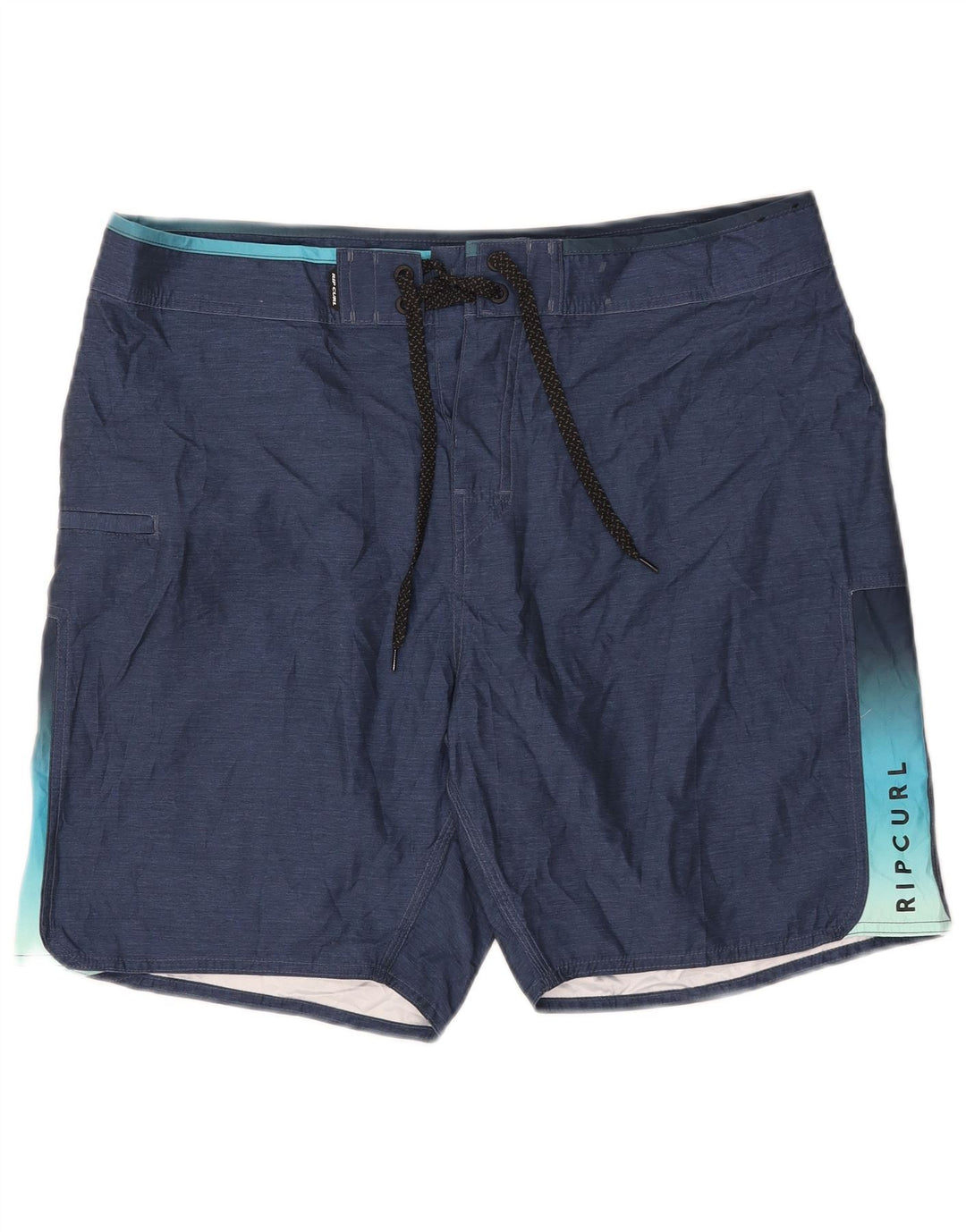 Pantaloncini da bagno da uomo Rip Curl grandi in poliestere color block blu navy