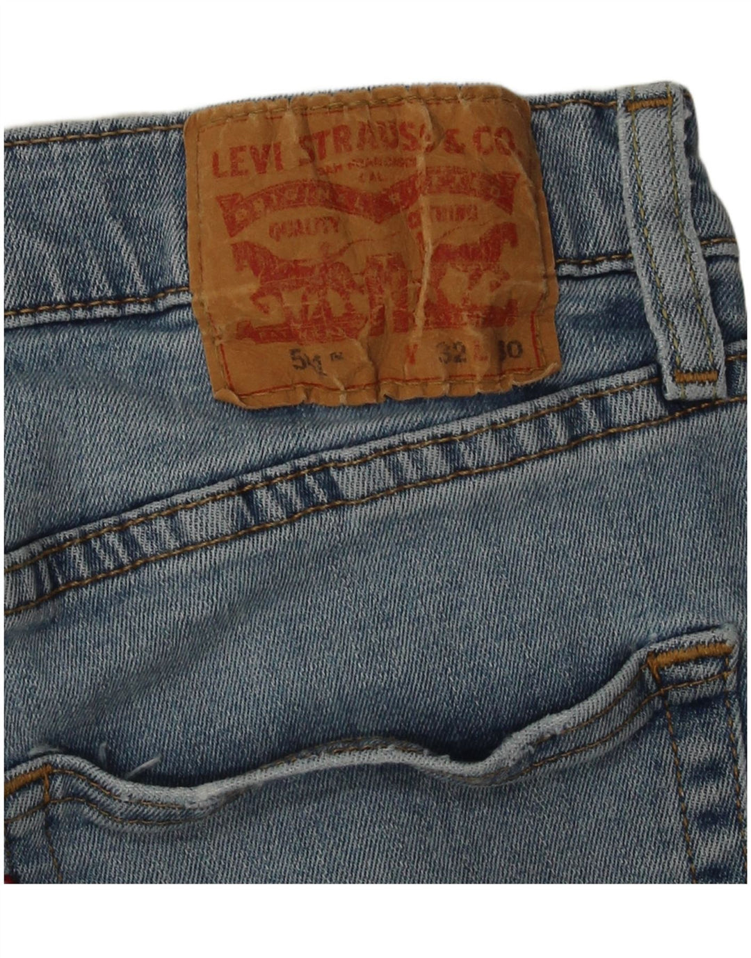 Levi's Uomo 511 Slim Jeans W32 L30 Cotone Blu