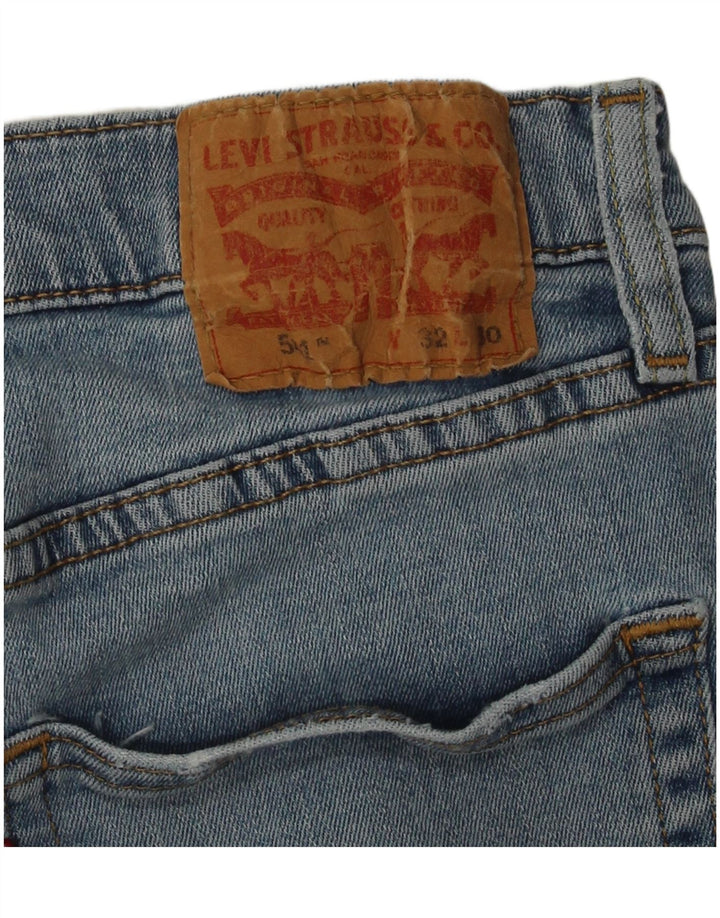 Levi's Uomo 511 Slim Jeans W32 L30 Cotone Blu