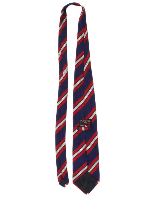 Paul & Shark Mens Tie One Size L57 Blue Striped Classic