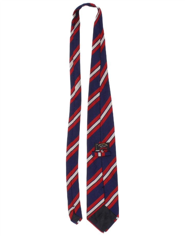 Cravatta da uomo Paul & Shark Taglia unica L57 Classica a righe blu