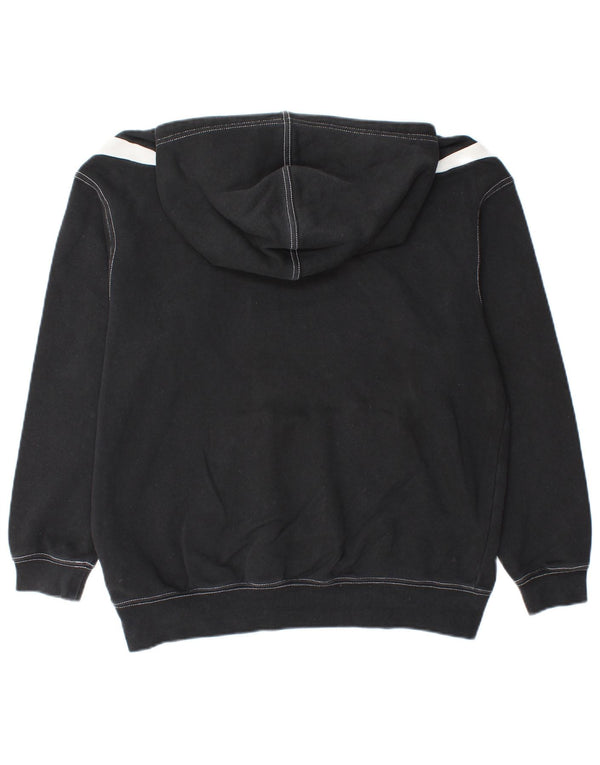 Felpa con cappuccio grafica ampia NIKE da uomo XS in cotone nero