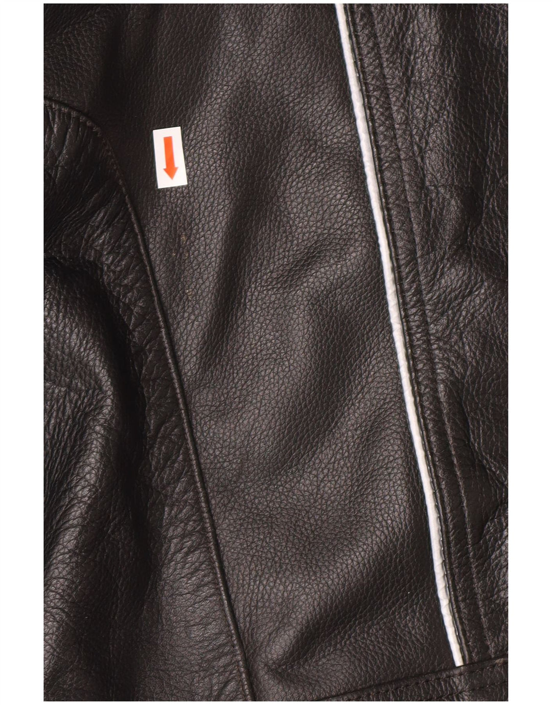 Giacca da pilota in pelle da uomo VINTAGE UK 46 3XL Pelle nera