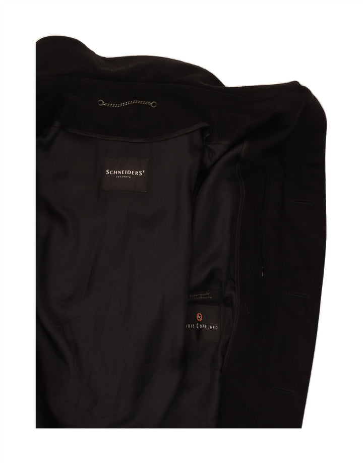 Cappotto da uomo SCHNEIDERS UK 38 Lana nera media