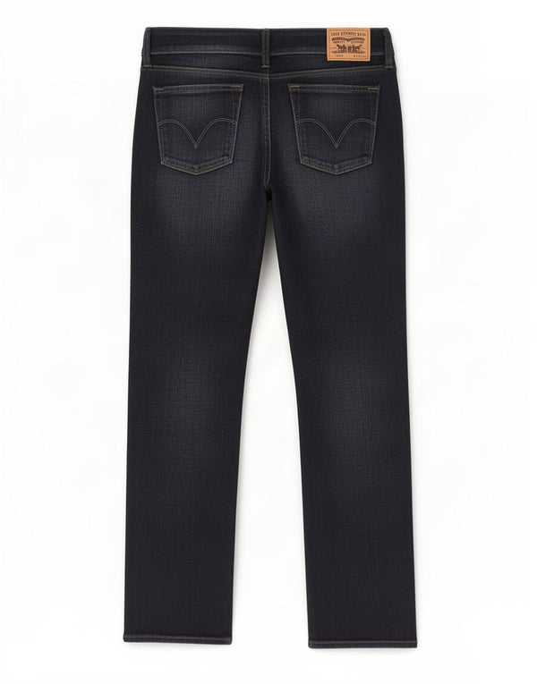 Levi's Donna 571 Jeans dritti W29 L29 Cotone blu navy