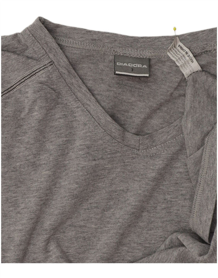 T-shirt Uomo Diadora Top Small Grigio Cotone