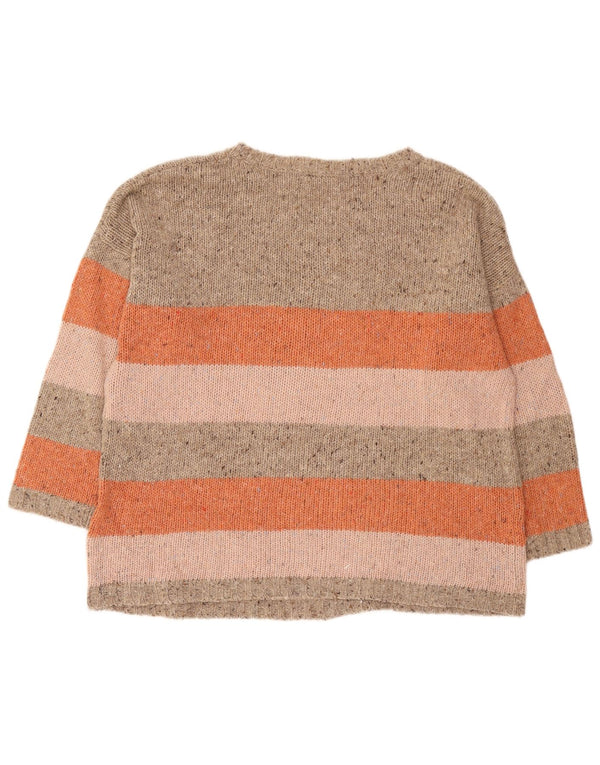 Maglione maglione con scollo a barca da donna Marks & Spencer UK 22 3XL multicolore