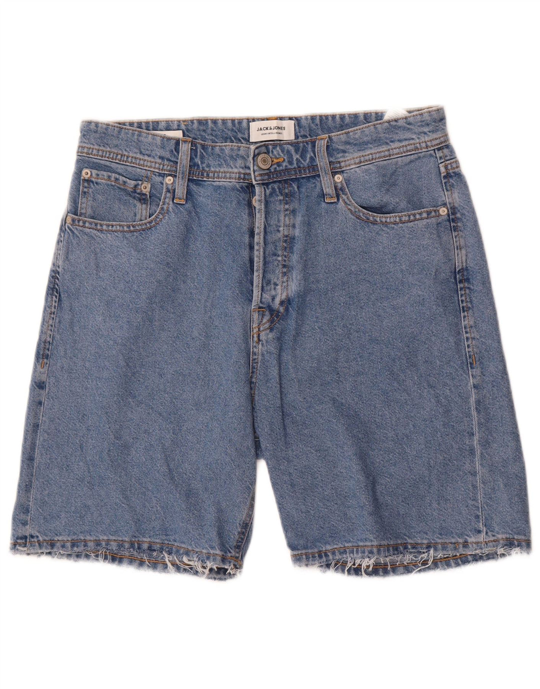 Pantaloncini di jeans da uomo Jack & Jones medi W32 cotone blu