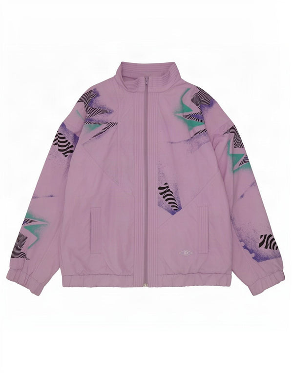 Giacca da tuta oversize da donna Maser M US 10 Large Purple Geometric