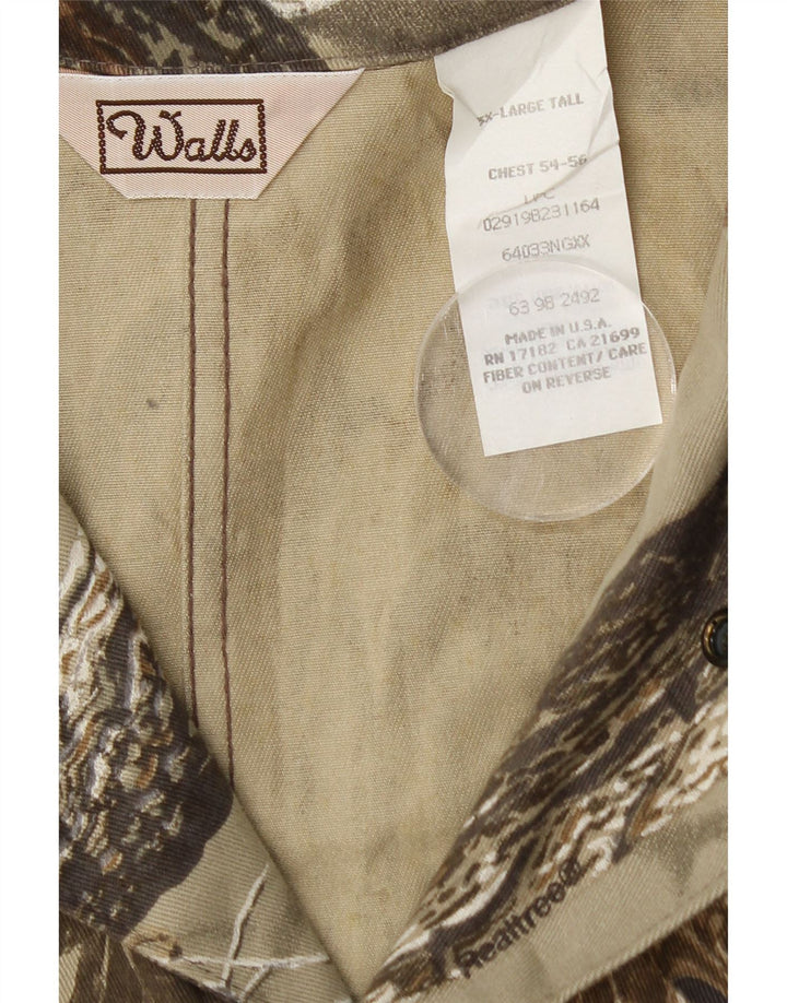 Tuta alta da uomo Walls 3XL cotone mimetico kaki