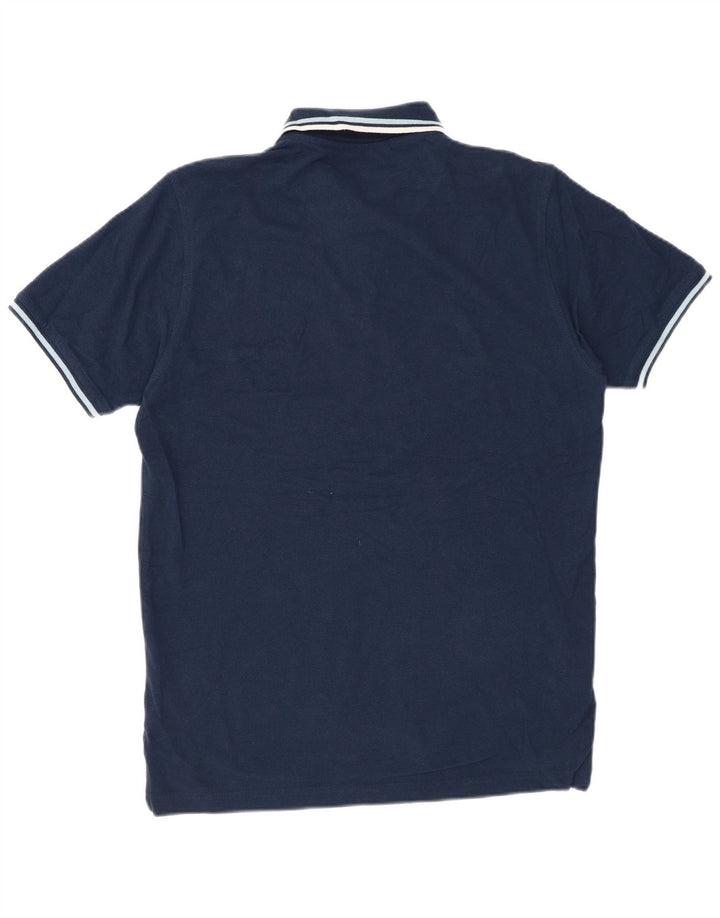 Polo da uomo dalla vestibilità regolare Pierre Cardin in cotone blu navy medio