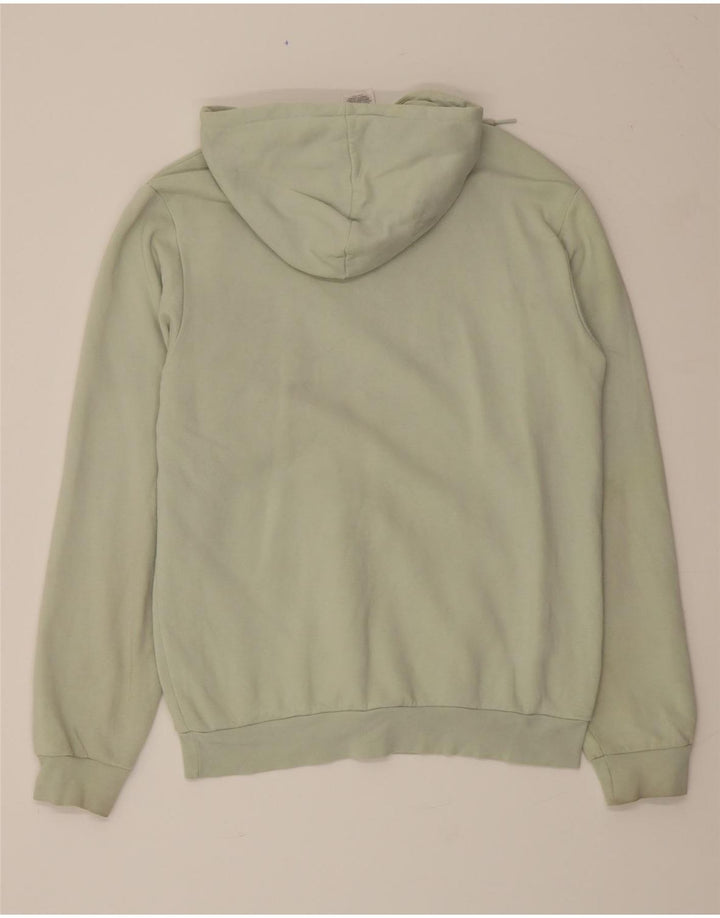 ADIDAS Mens Hoodie Jumper Small Green Cotton Vintage Adidas and Second-Hand Adidas from Messina Hembry 