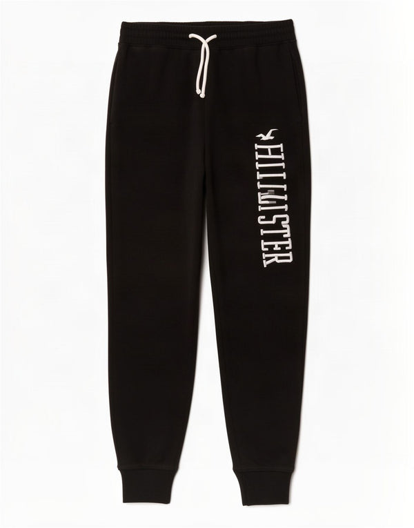 Pantaloni da tuta Hollister Graphic da donna Joggers UK 8 Small Nero