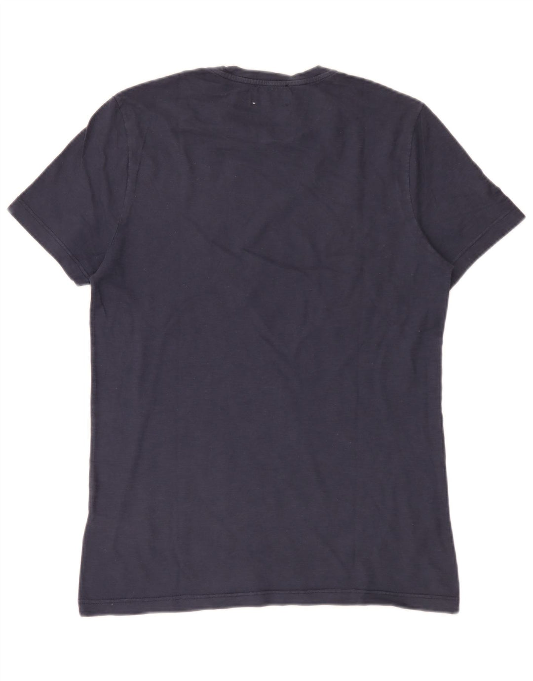 Dondup T-shirt grafica da uomo Top in cotone blu navy medio
