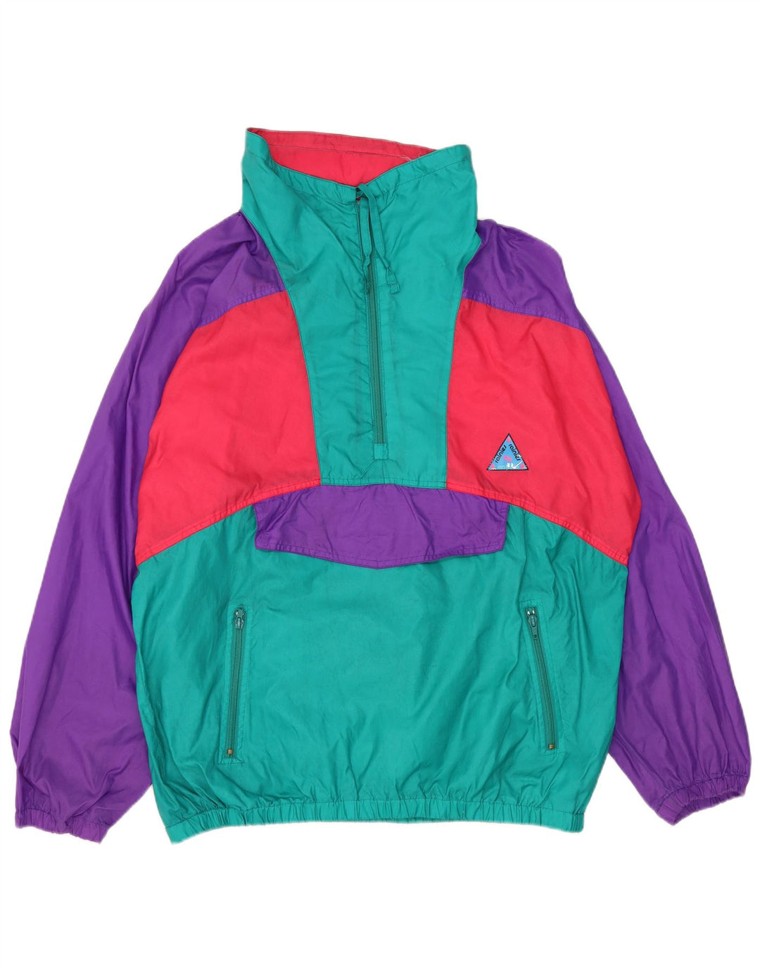 Giacca antipioggia oversize con cappuccio da uomo San Felice UK 38 media multicolore