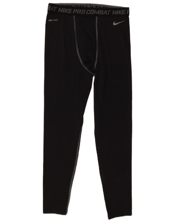 Leggings grafici Nike Dri Fit da ragazzo 13-14 anni XL poliestere nero
