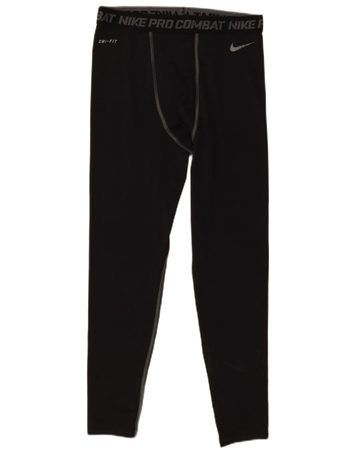 Leggings grafici Nike Dri Fit da ragazzo 13-14 anni XL poliestere nero