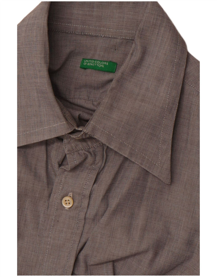 Camicia Uomo BENETTON Grigio Medio