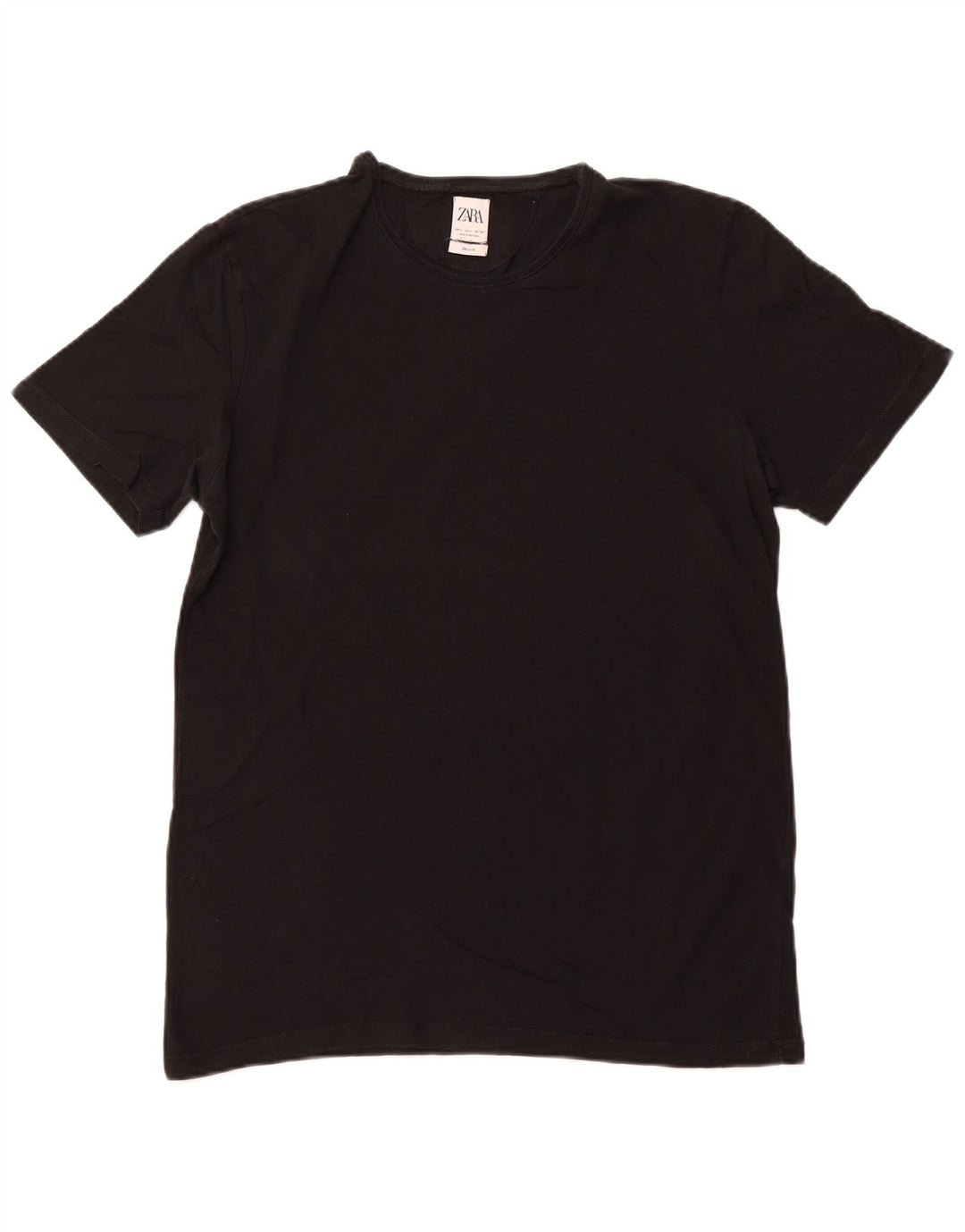 T-shirt Zara da uomo grande nera