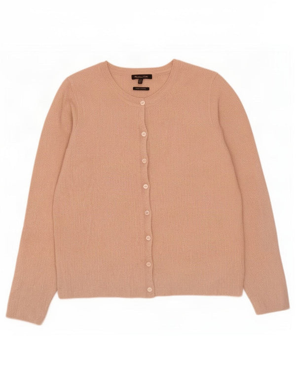 Maglione cardigan da donna Massimo Dutti UK 6 XS rosa viscosa