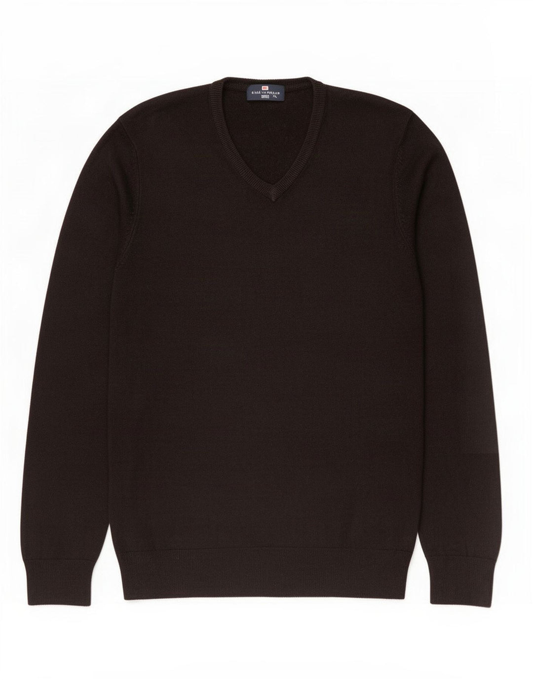 Maglione da uomo Marks & Spencer Blue Harbour con scollo a V nero medio