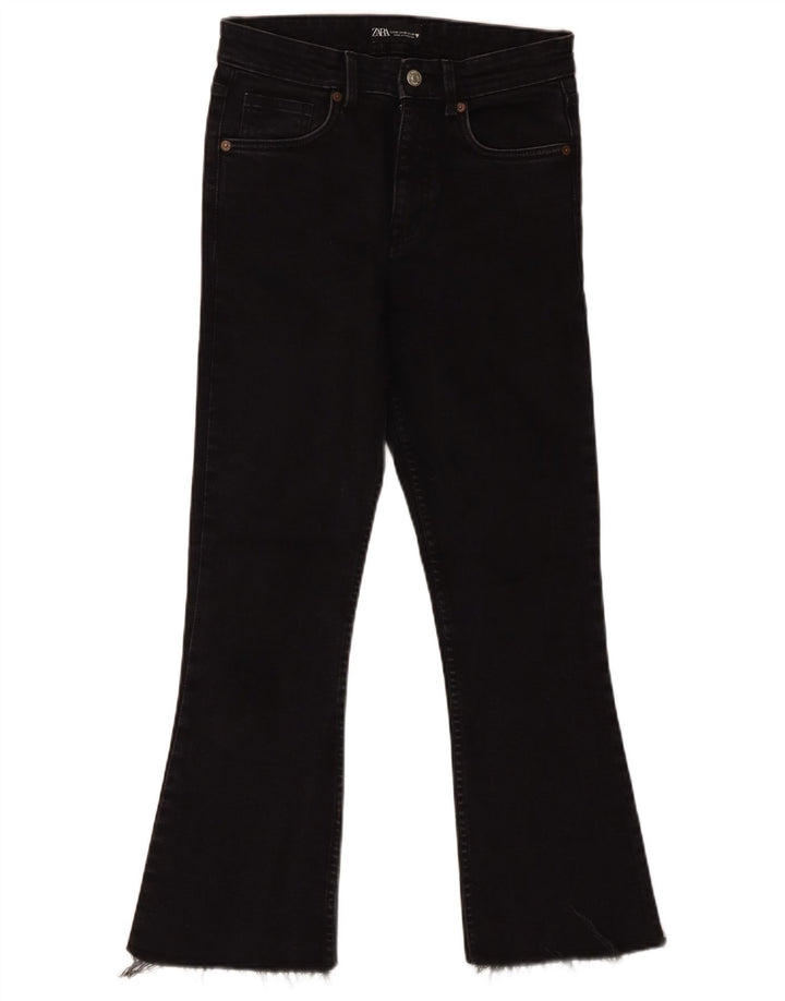Jeans Bootcut da donna Zara EU 38 piccoli W28 L27 neri