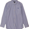 CHAPS Boys Shirt 14-15 Years Large Blue Cotton Vintage Chaps and Second-Hand Chaps from Messina Hembry 