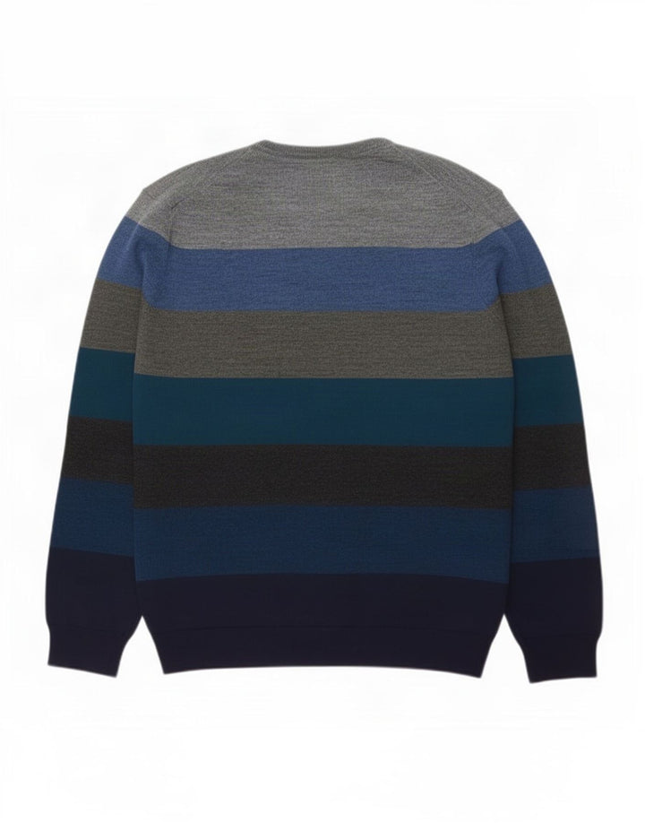 Maglione maglione girocollo autografo da uomo Marks & Spencer 2XL multicolore