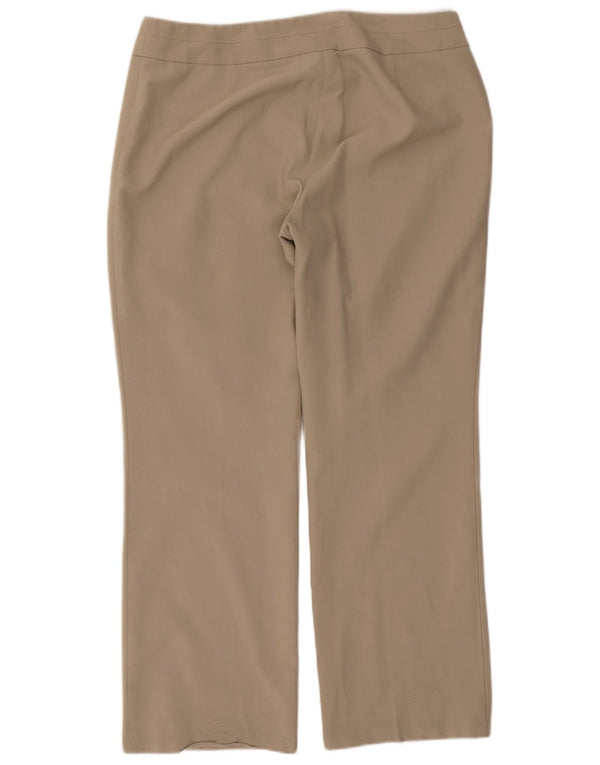 Pantaloni chino dritti da donna Marks & Spencer UK 16 Large W34 L30 Beige