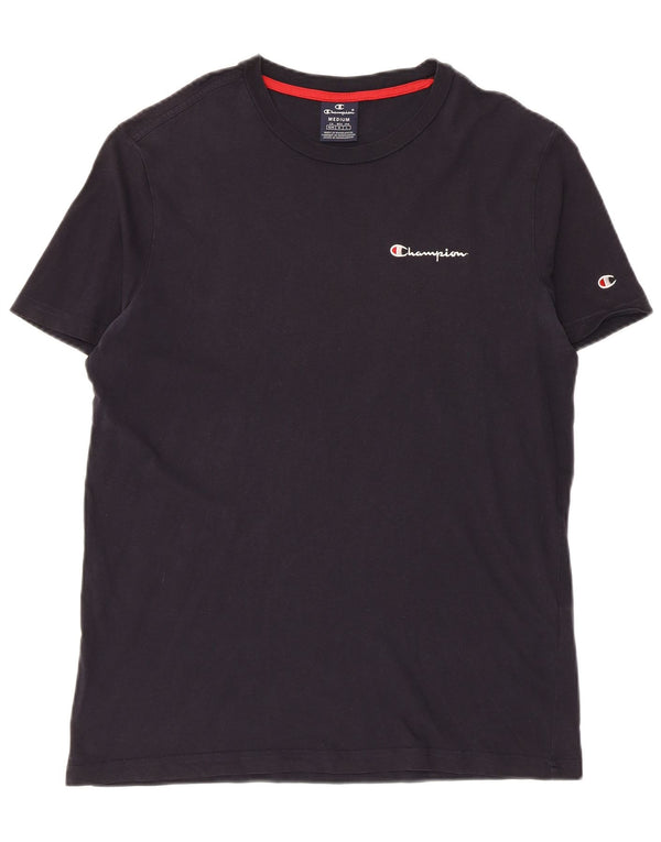 T-shirt da uomo Champion Top in cotone blu navy medio