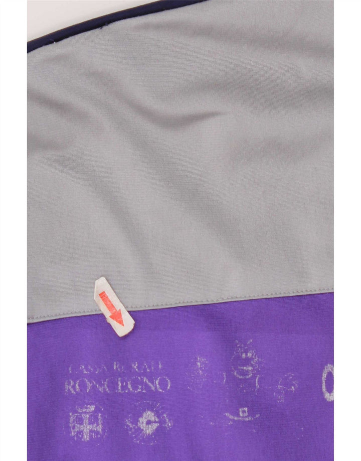 Giacca da ginnastica grafica da uomo Lotto, grande, color block blu navy