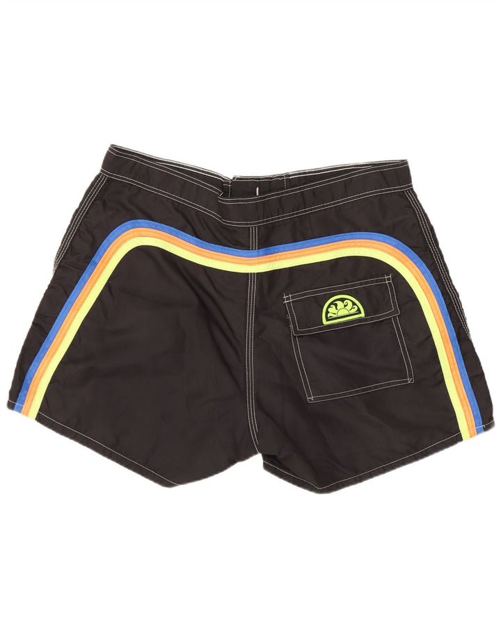 Pantaloncini da bagno da uomo Sundek nylon nero medio