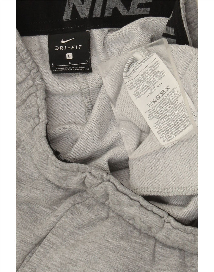 Pantaloni da tuta da uomo Nike Joggers grandi in poliestere grigio