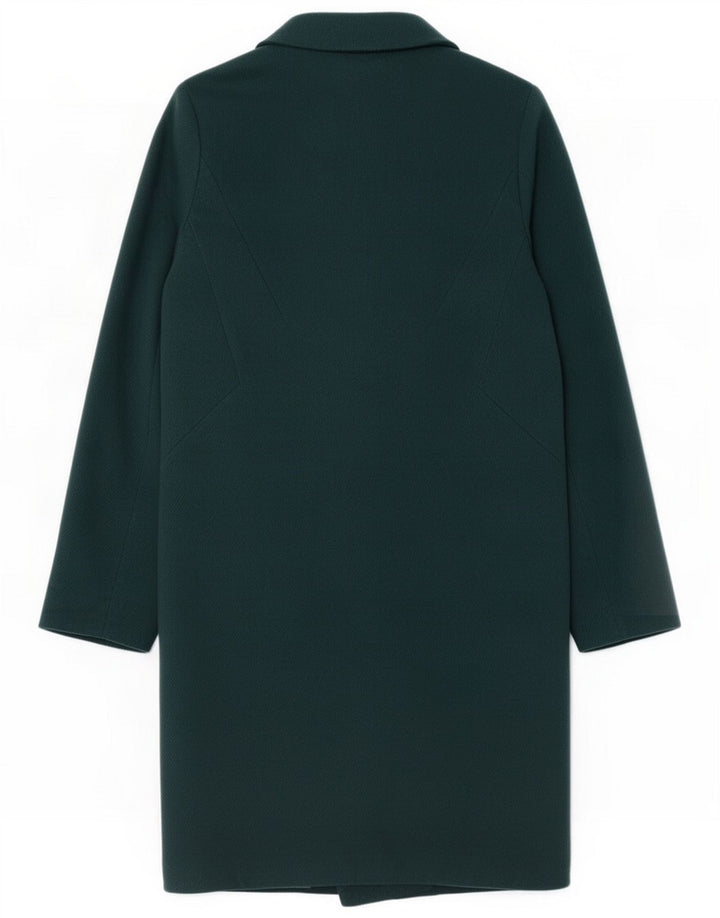Cappotto doppiopetto da donna Oasis UK 10 piccolo poliestere verde