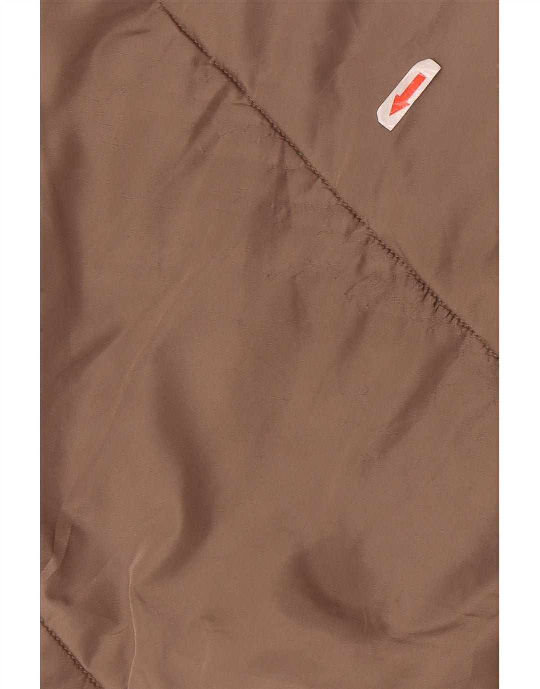 Cappotto imbottito oversize con cappuccio da donna Zara UK 18 XL poliestere marrone