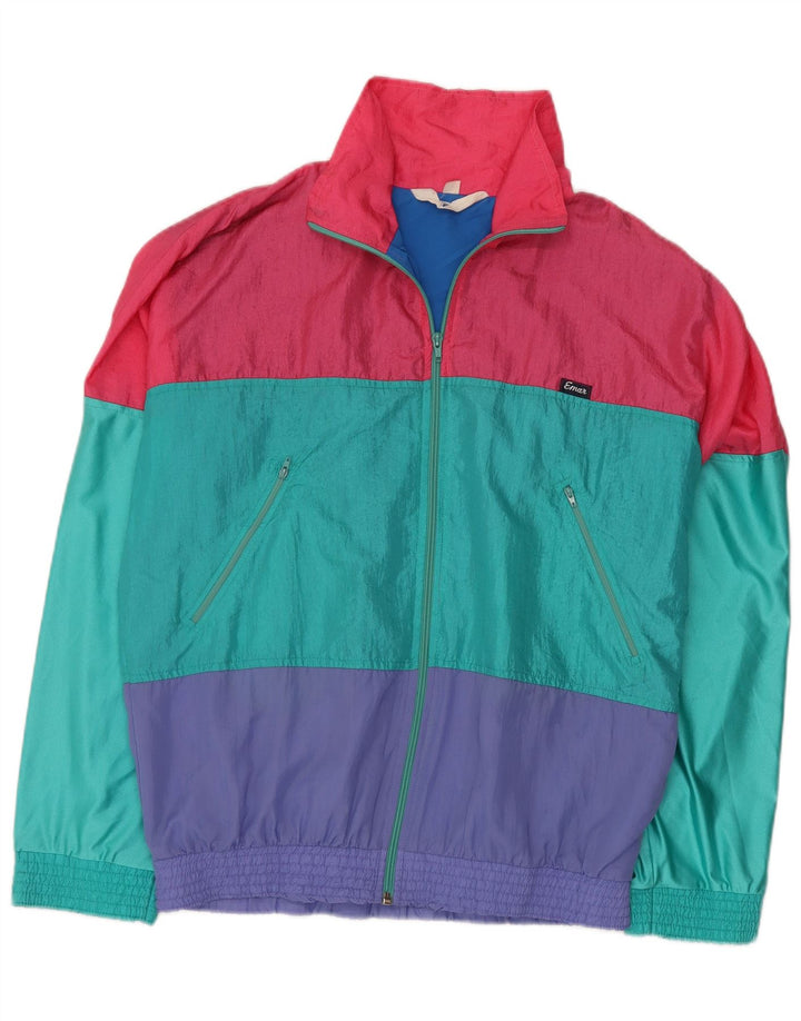 Giacca da tuta da uomo VINTAGE IT 50 Medium multicolore Colourblock