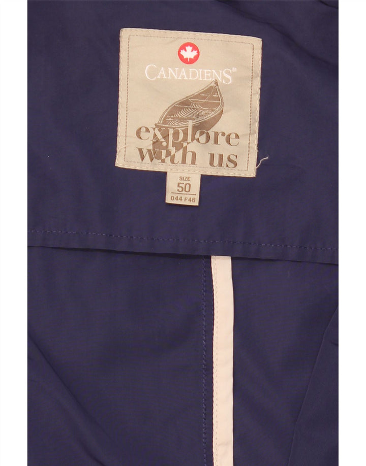 Impermeabile con cappuccio da donna Canadiens IT 50 XL Blu Navy