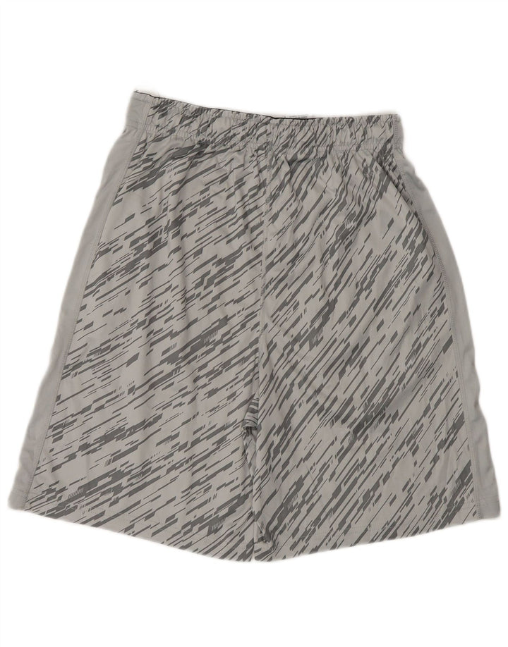 Pantaloncini sportivi da uomo Russell Athletic piccoli in poliestere chiazzato grigio