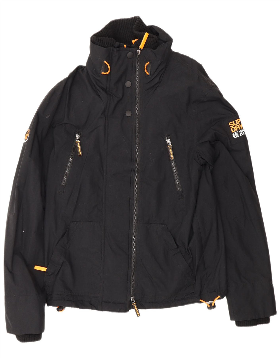 Giacca a vento da uomo Superdry Windattacker UK 38 nylon nero medio