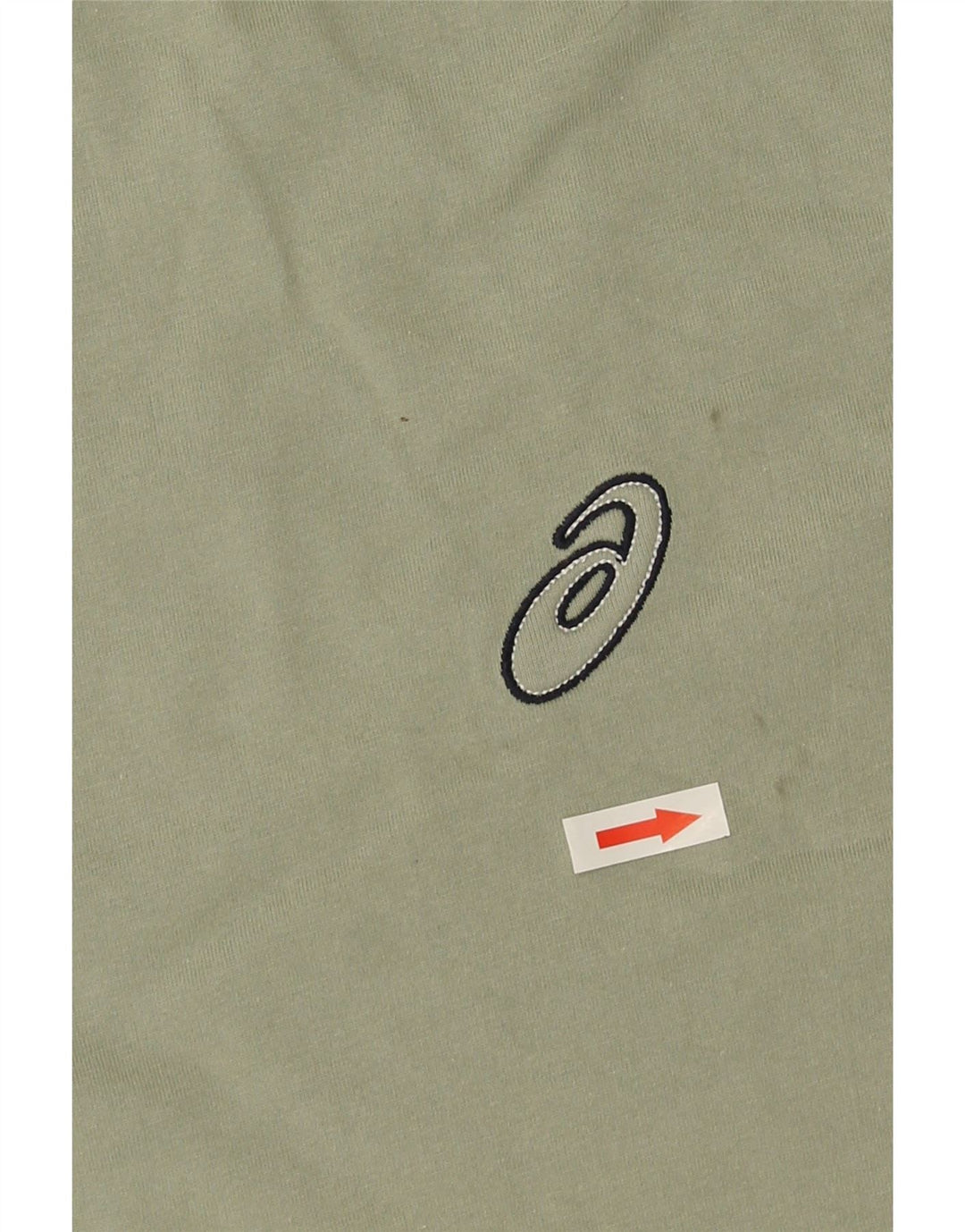 T-shirt da uomo Asics Top Large in cotone verde