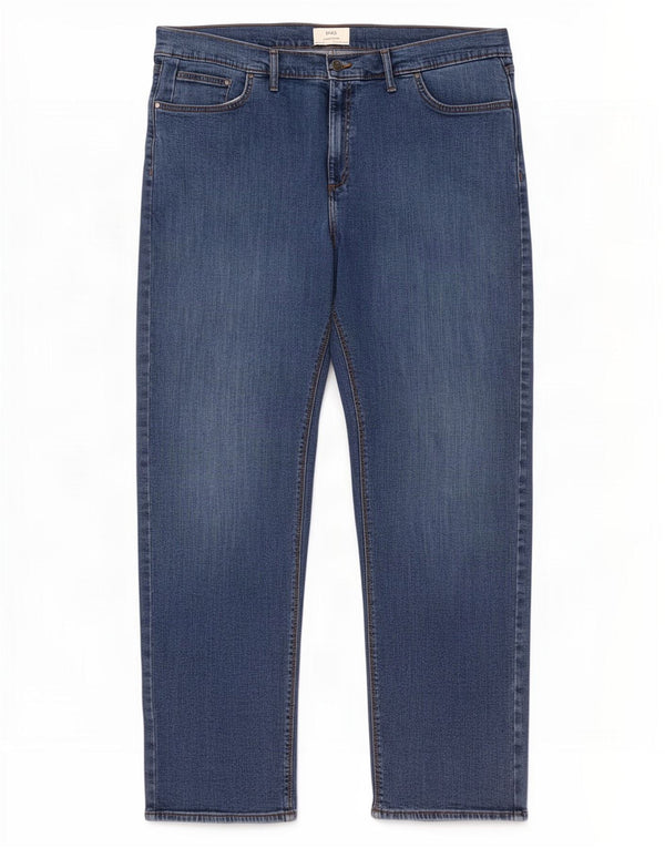 Marks & Spencer Mens Straight Jeans W44 L31 Blue Cotton