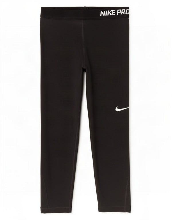 Leggings Capri grafici da donna Dri Fit Nike UK 8 piccoli poliestere nero