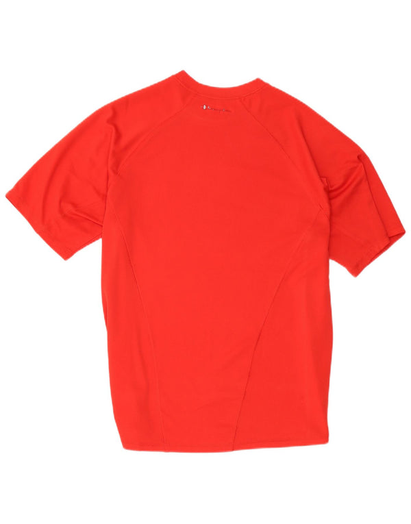 T-shirt da uomo Champion Top grande rosso in poliestere