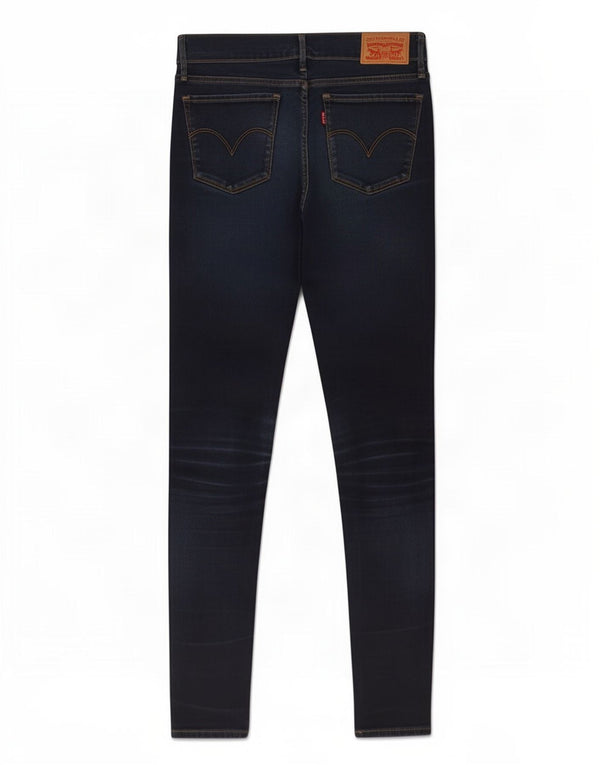 Jeans Levi's da donna 710 super skinny W28 L29 cotone blu navy