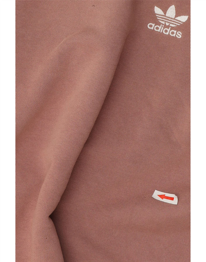 Felpa Adidas Uomo Maglione Grande Rosa Cotone