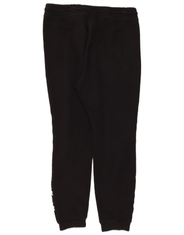 Pantaloni da tuta con grafica Reebok da uomo, pantaloni da jogging, cotone medio nero