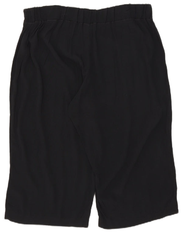 Pantaloncini sportivi Bermuda da donna Marks & Spencer UK 22 3XL Viscosa nera