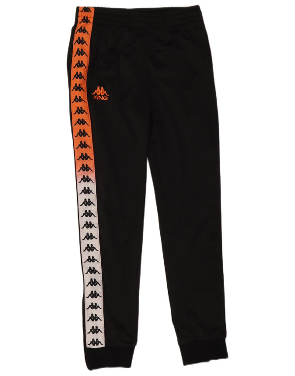 Pantaloni da tuta con grafica Kappa da uomo Joggers Small Black Colourblock