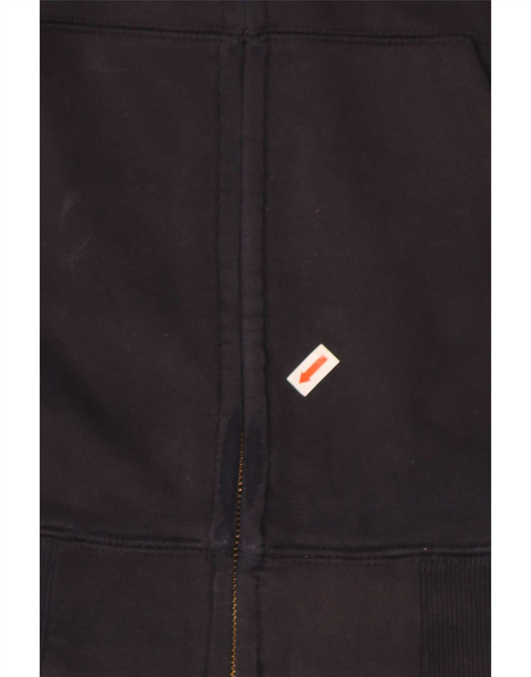Maglione con cappuccio e zip da uomo Carhartt in cotone blu navy medio