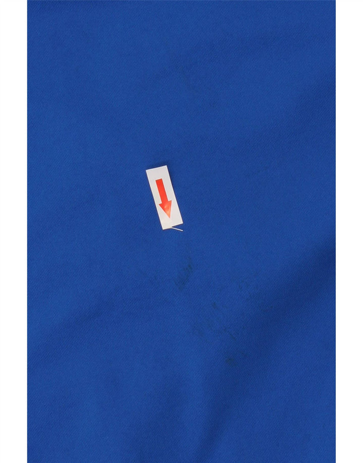 Maglia da tuta da uomo Puma con zip e collo, piccola, in poliestere color block blu
